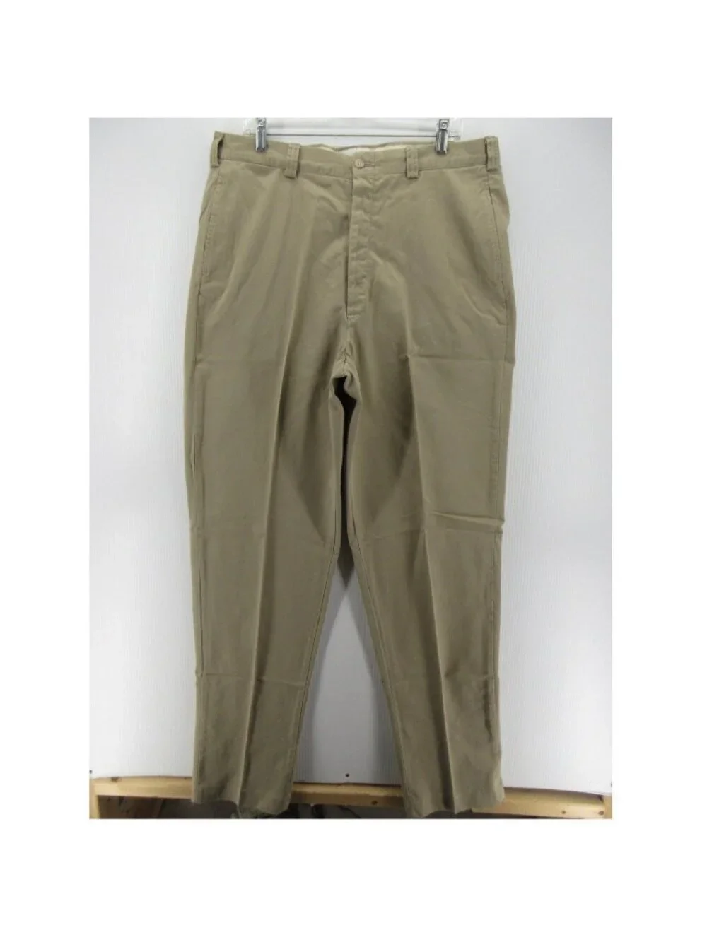 VGT Polo Ralph Lauren Pants 36 Khaki Chino Field Button Fly 36X36 USA